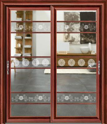 凹弧系列黃花梨吊門(mén)SH006