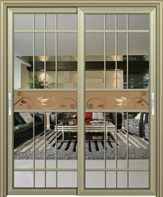 尊霸領(lǐng)弧系列亮光香檳平開(kāi)門